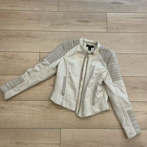 NEW H&M Beige Bomber Jacket
